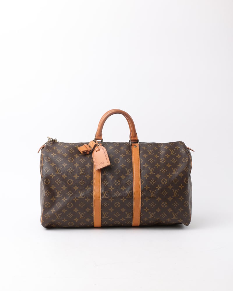 LOUIS VUITTON Monogram Keepall 50 Weekend Bag