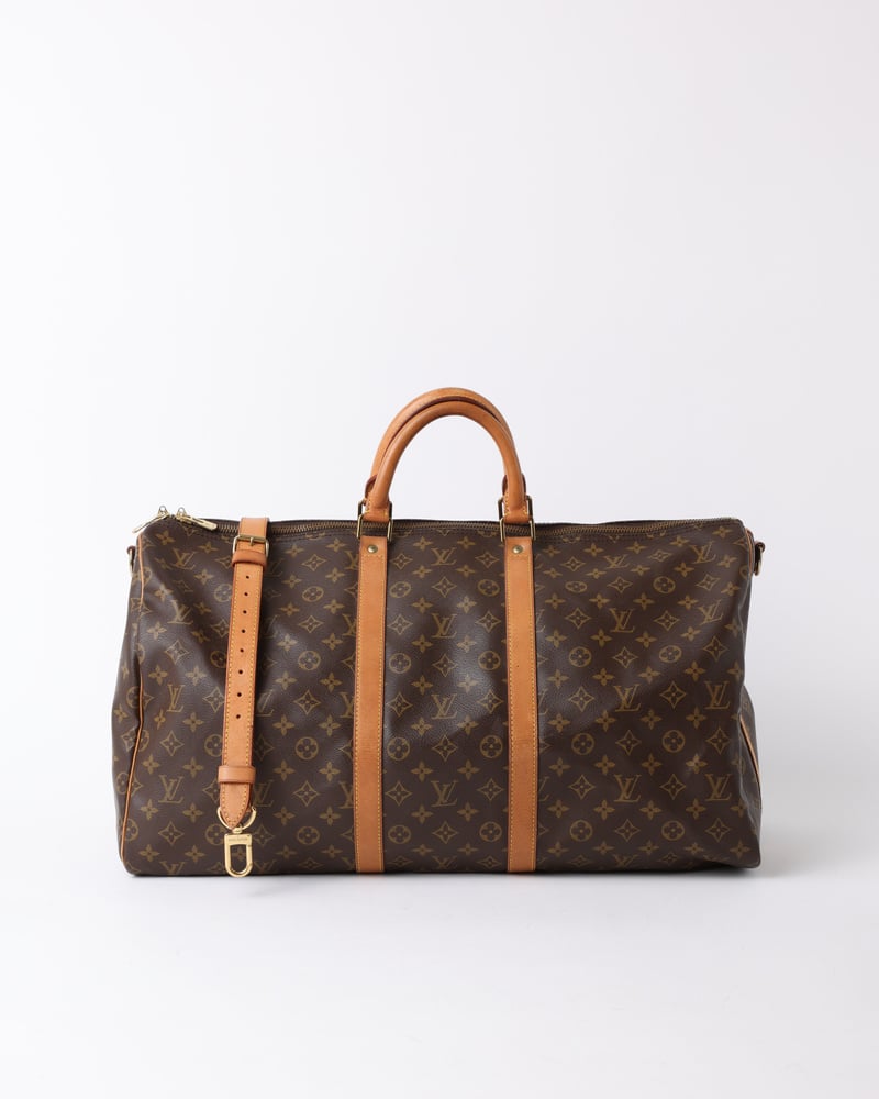 LOUIS VUITTON Keepall Bandoulière 55 Monogram Weekend Bag