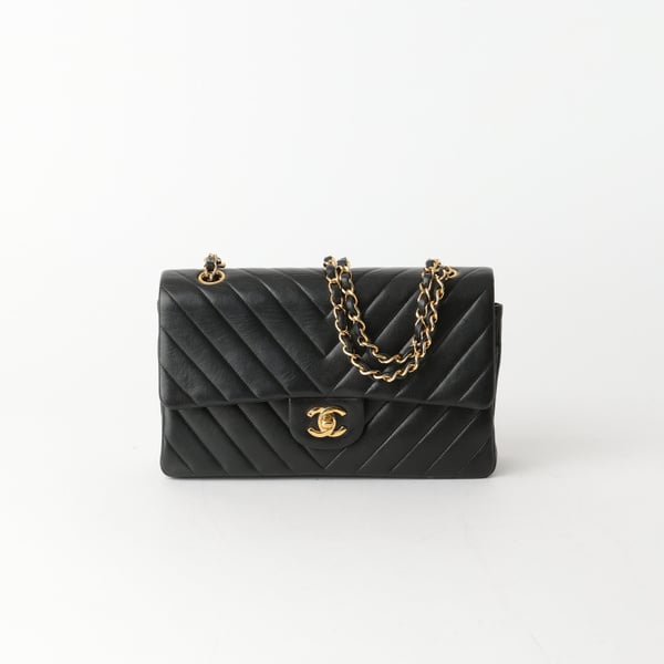 CHANEL Medium Chevron Double Flap Bag