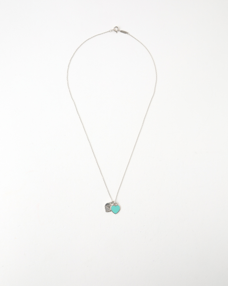 TIFFANY  CO Return to Double Heart Necklace