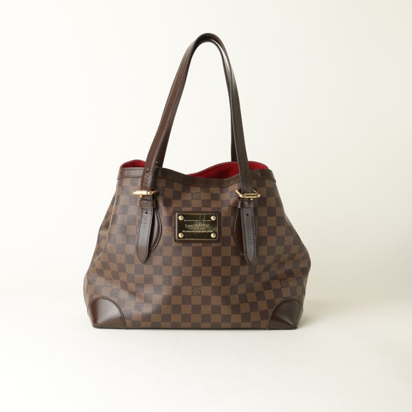 LOUIS VUITTON Damier Ebene Hampstead GM Handbag