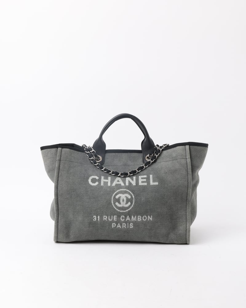 CHANEL Deauville MM Tote Bag