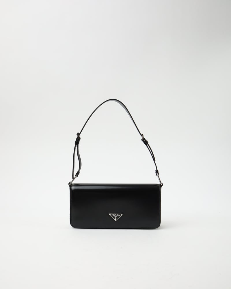 PRADA Spazzolato Femme Shoulder Bag