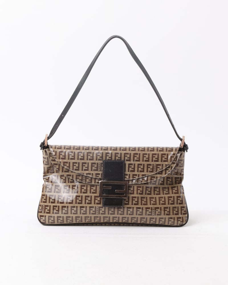 FENDI Zucca Large Baguette Bag