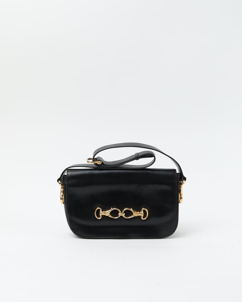 CELINE Horsebit Shoulder Bag