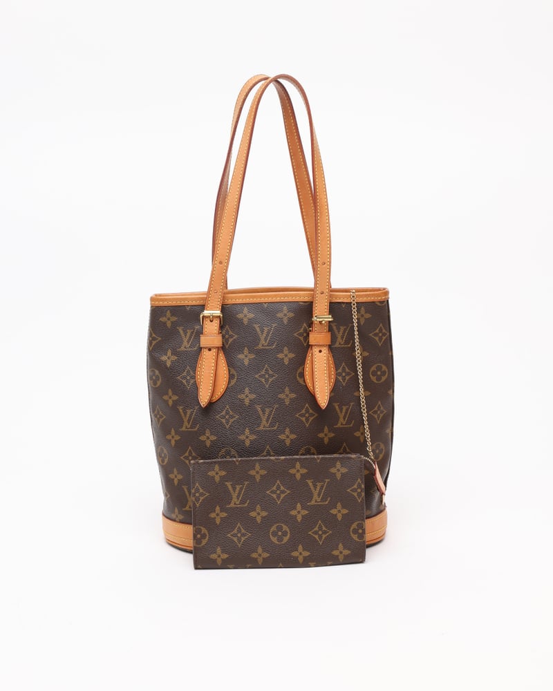 LOUIS VUITTON Monogram Bucket PM Bag