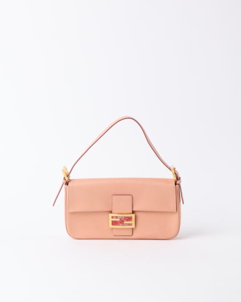 FENDI Zucca Half Moon Shoulder Bag