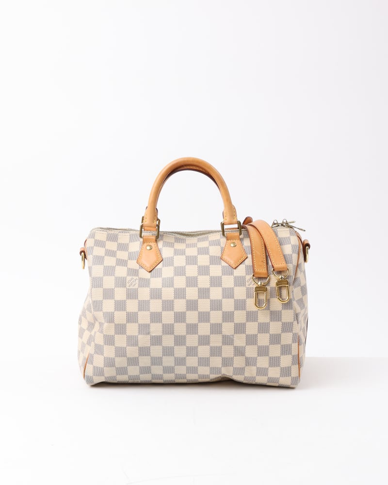 LOUIS VUITTON Damier Azur Speedy Bandoulière 30 Bag