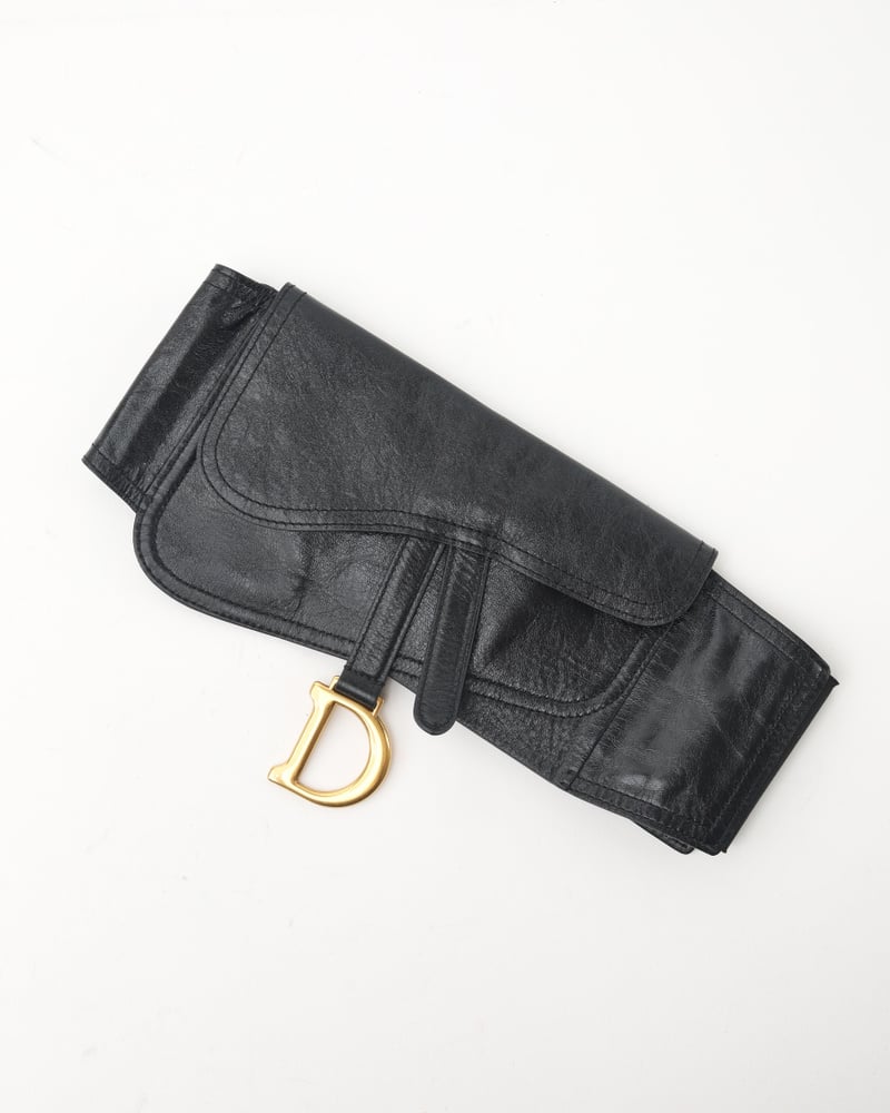 CHRISTIAN DIOR Saddle Belt Waist Bag