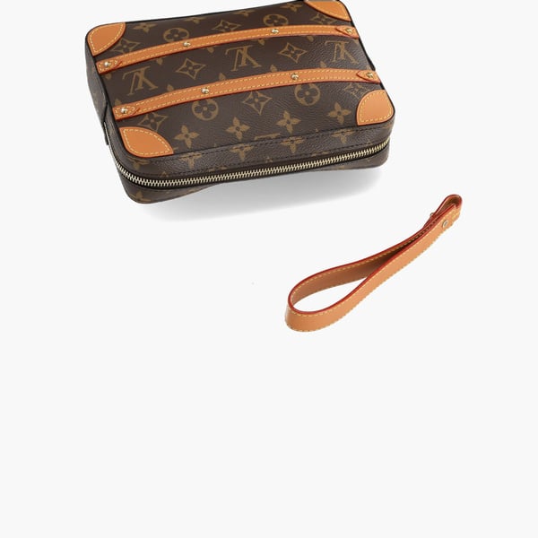 LOUIS VUITTON Monogram Soft Trunk Clutch Bag