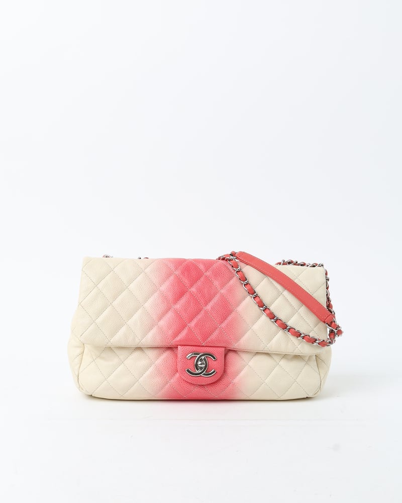 CHANEL Caviar Ombre Jumbo Flap Bag