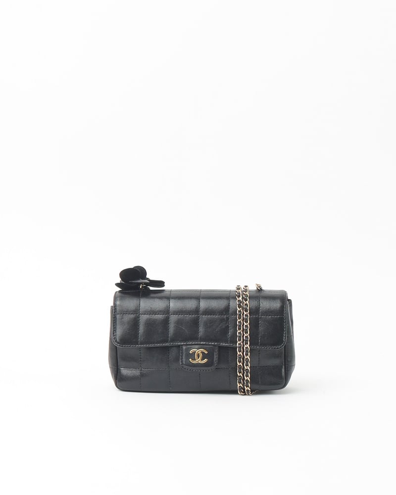 CHANEL Camellia Chocolate Bar Bag