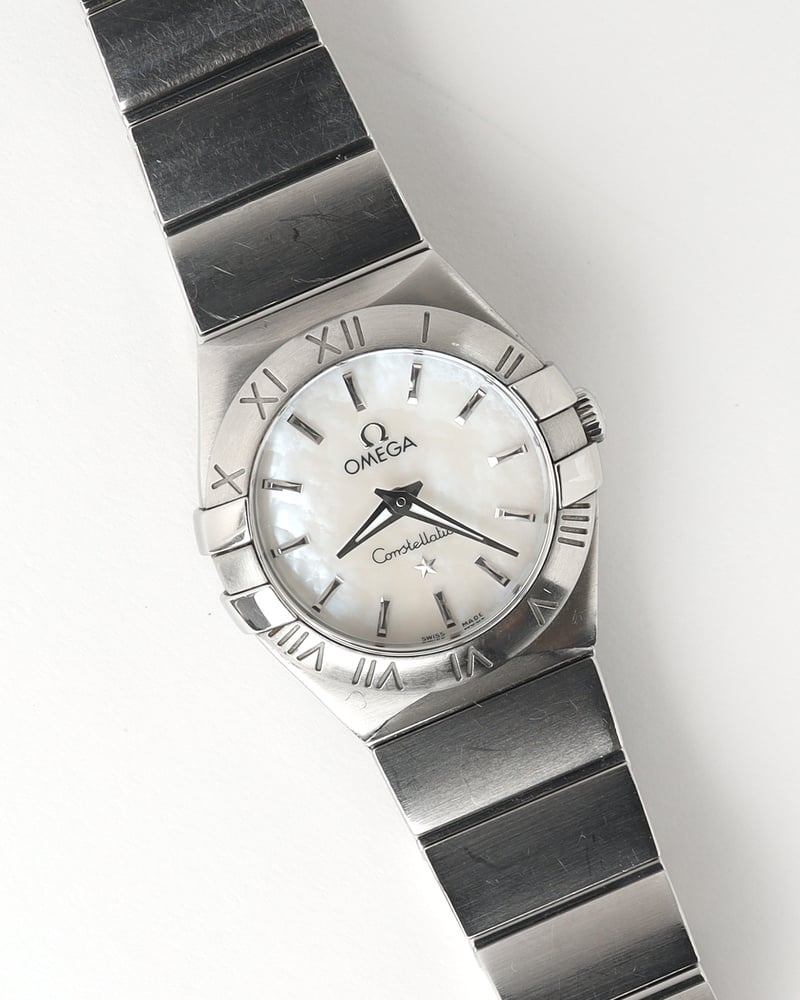 OMEGA Lady Constellation 24mm Mother-of-Pearl Dial Watch