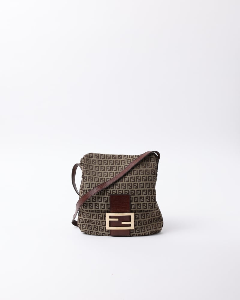 FENDI Zucca Crossbody Bag