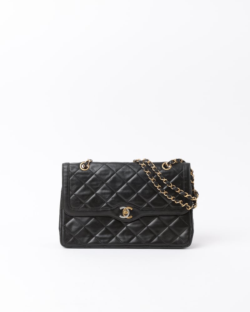 CHANEL Classic Two-Tone Double Flap Bag