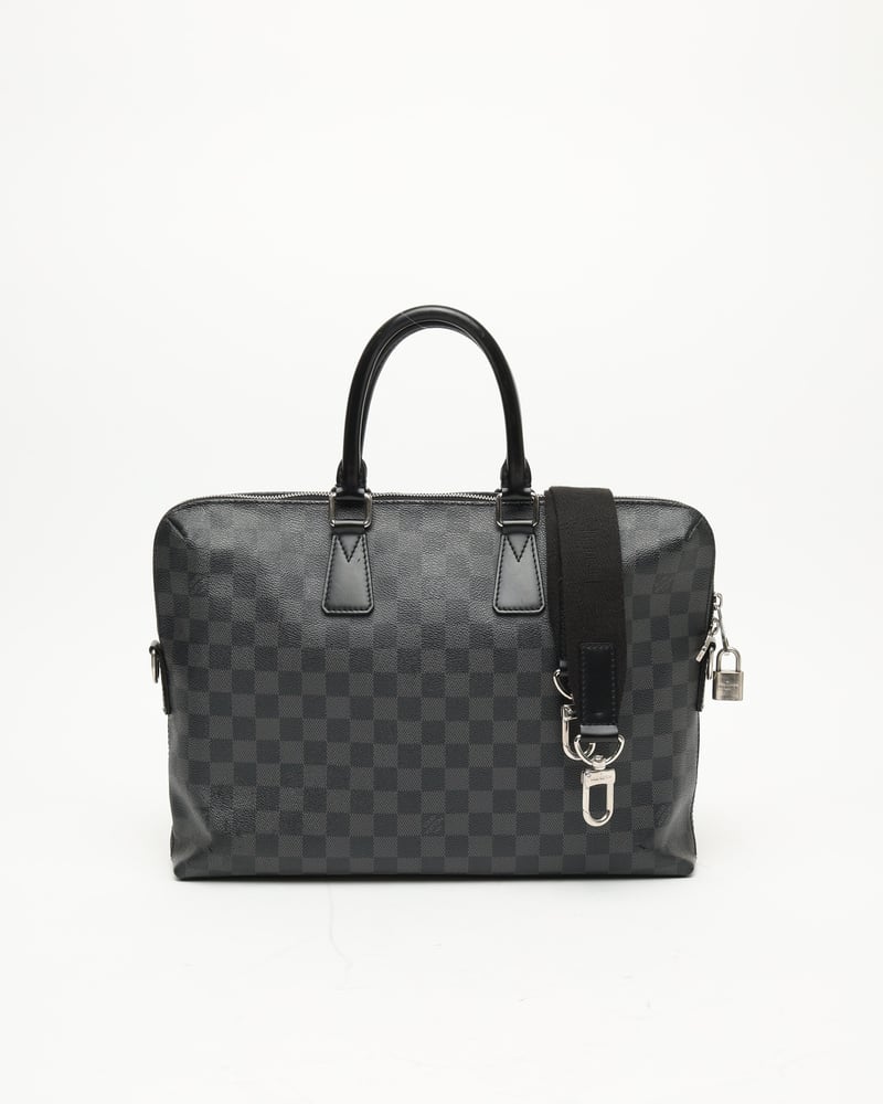 LOUIS VUITTON Damier Graphite Porte Documents Jour Business Bag