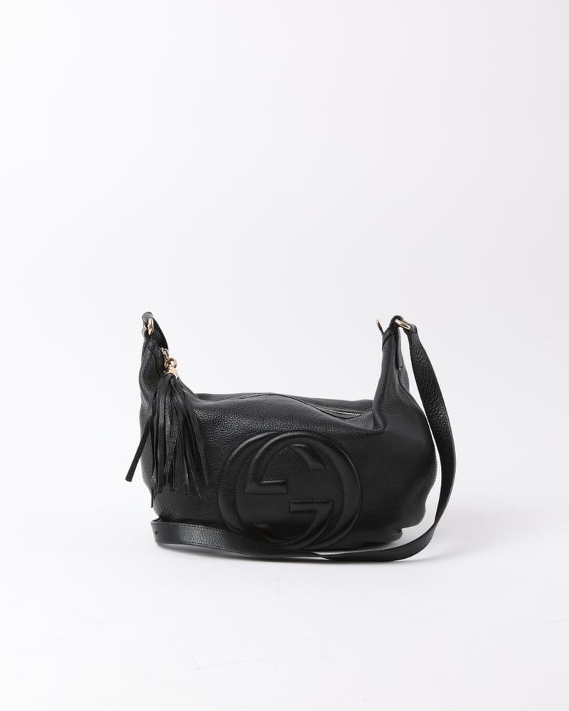 GUCCI Soho Fringe Crossbody Bag