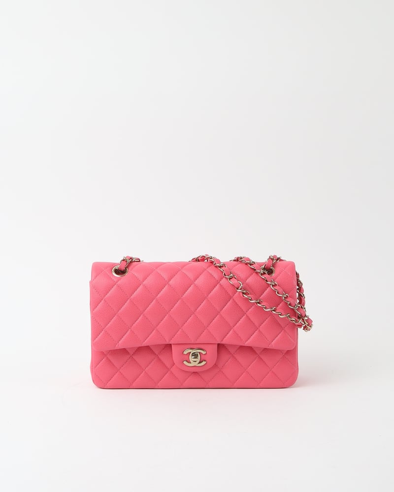 CHANEL Classic Medium Caviar Double Flap Bag