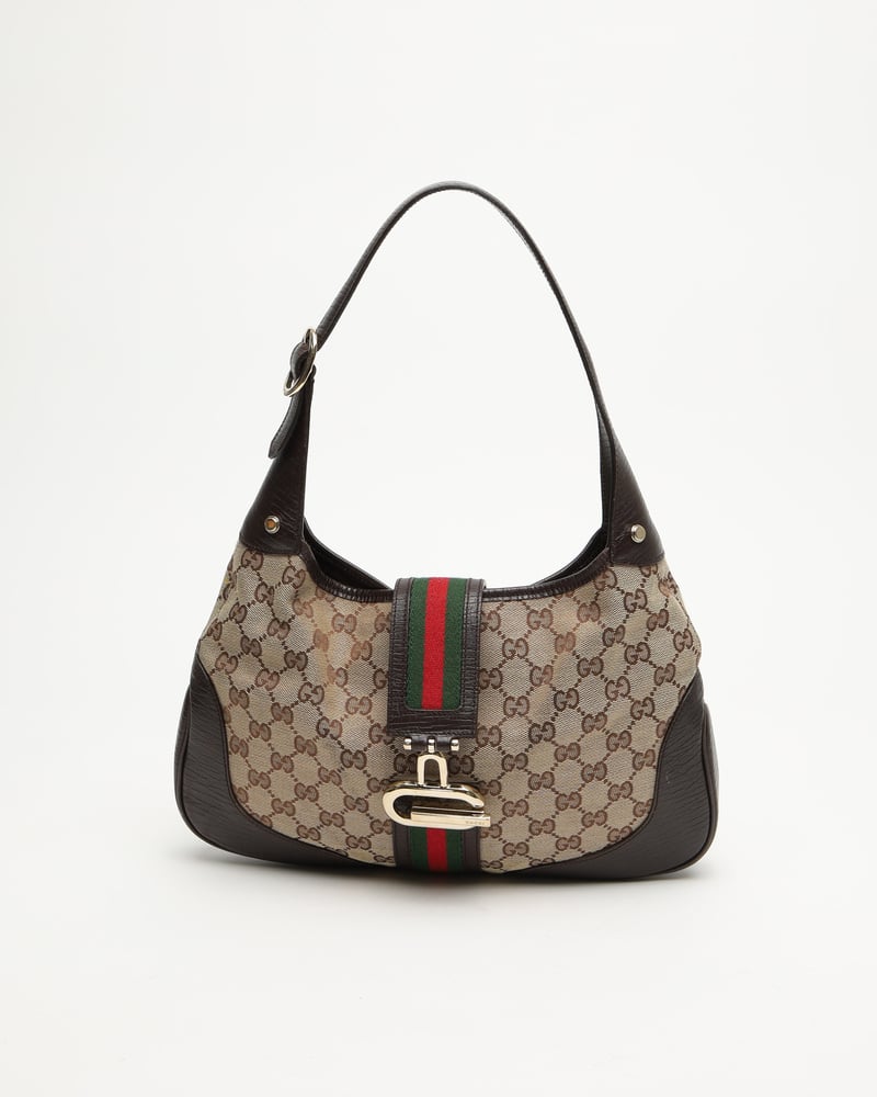 GUCCI GG Jackie Web Bag