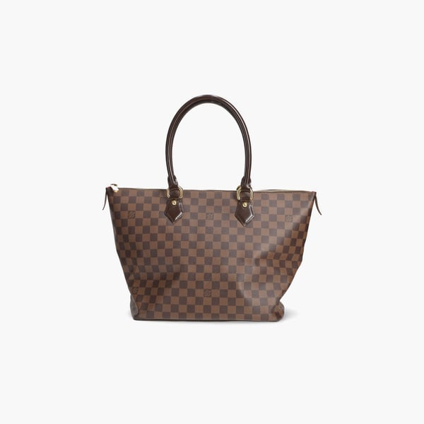 LOUIS VUITTON Damier Ebene Saleya MM Handbag