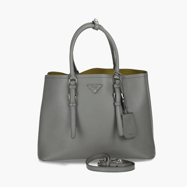 PRADA Small Saffiano Cuir Tote Bag