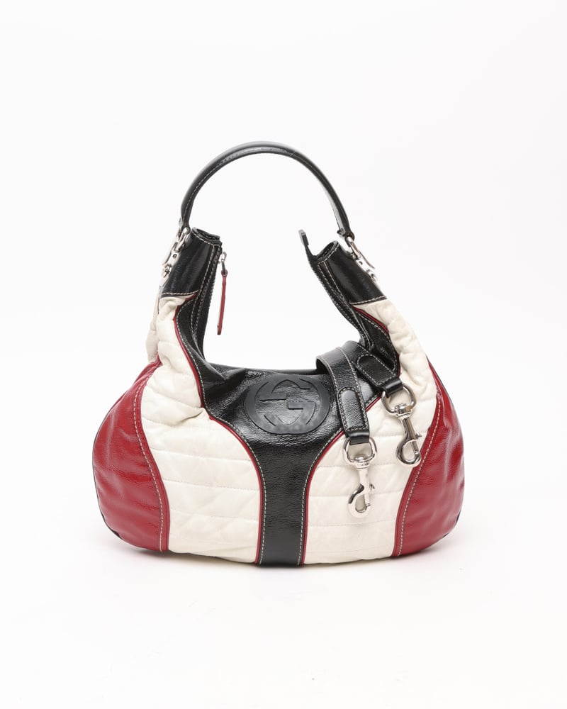 GUCCI Snow Glam Hobo Bag