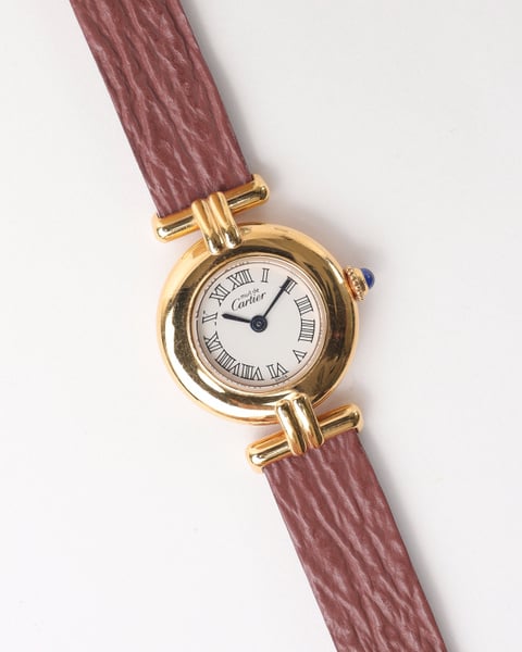 CARTIER Must Vendôme Vermeil 24mm Ref 2410 Watch