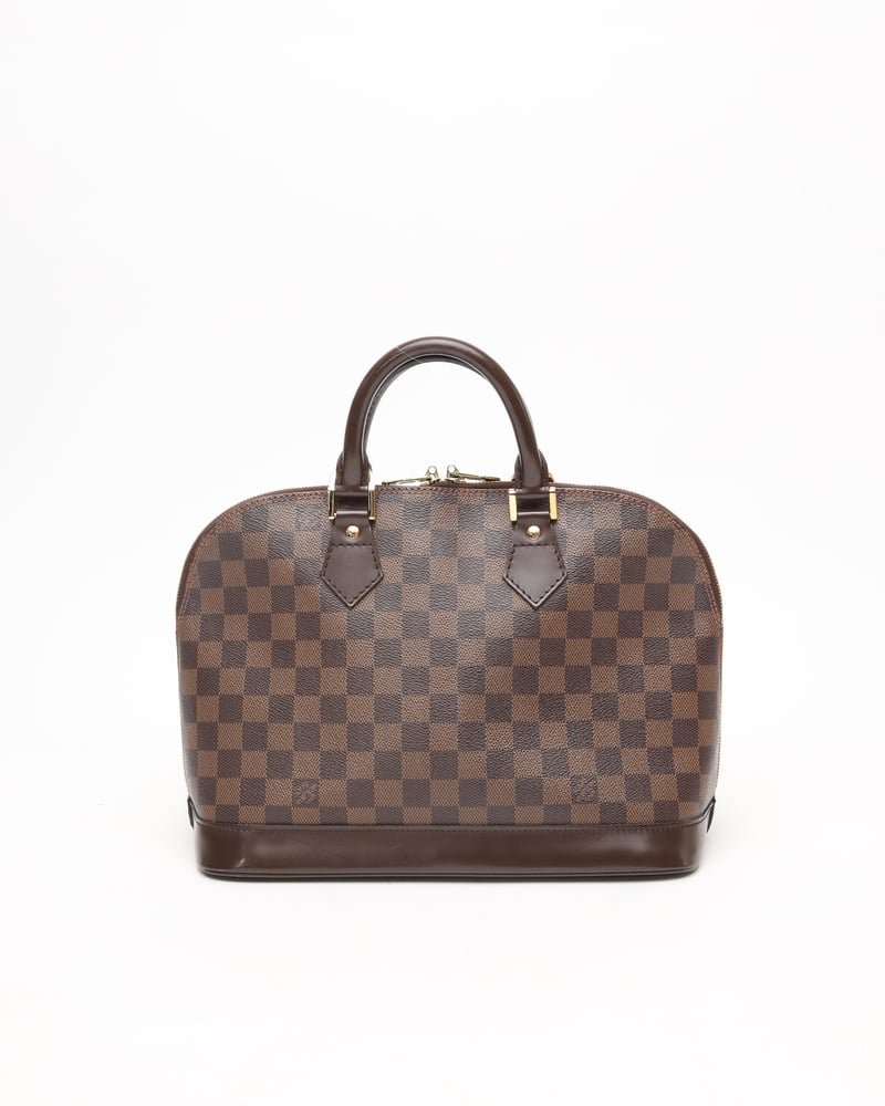 LOUIS VUITTON Damier Ebene Alma PM Bag