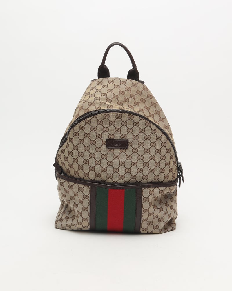 GUCCI GG Supreme Web Backpack