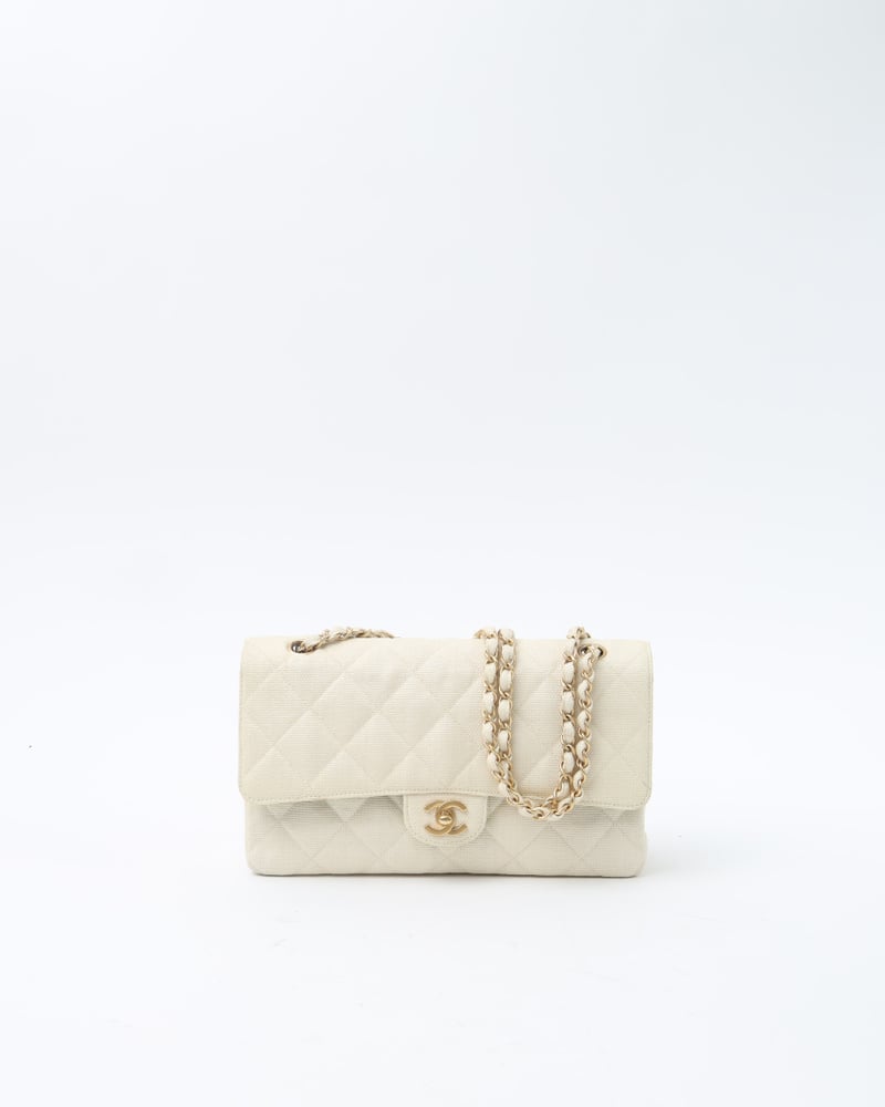 CHANEL Classic Canvas Double Flap Bag