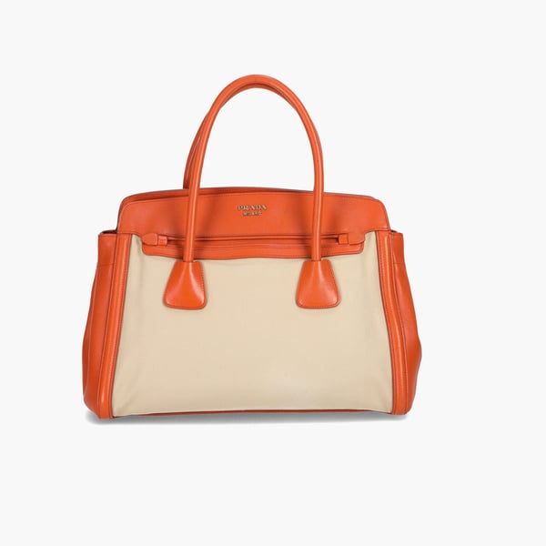 PRADA Corda Canapa Saffiano Handbag