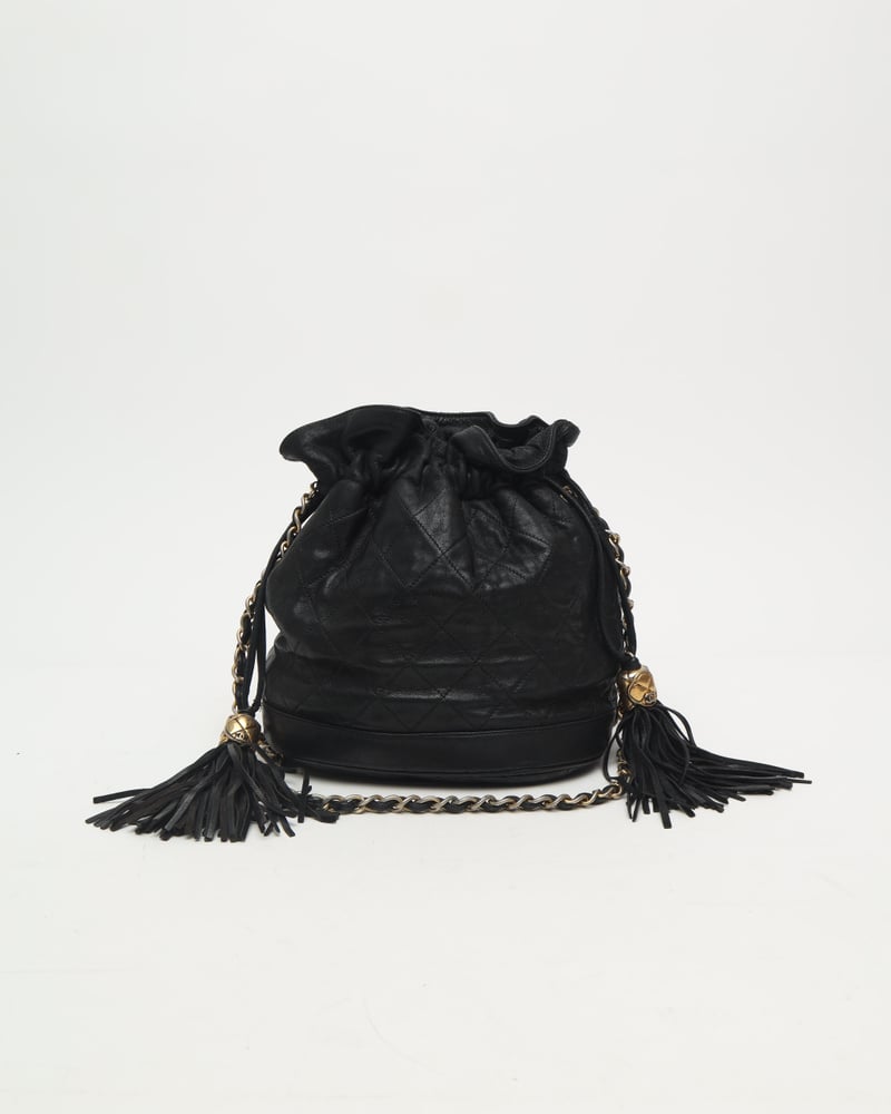 CHANEL Classic Fringe Bucket Bag