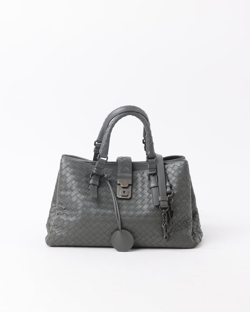 BOTTEGA VENETA Small Intrecciato Roma Bag