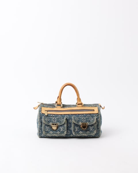 LOUIS VUITTON Monogram Neo Speedy Denim Bag