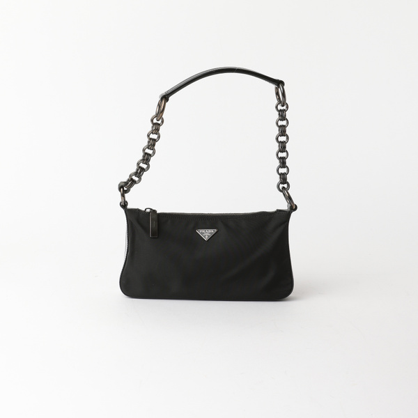 PRADA Tessuto Chain Shoulder Bag