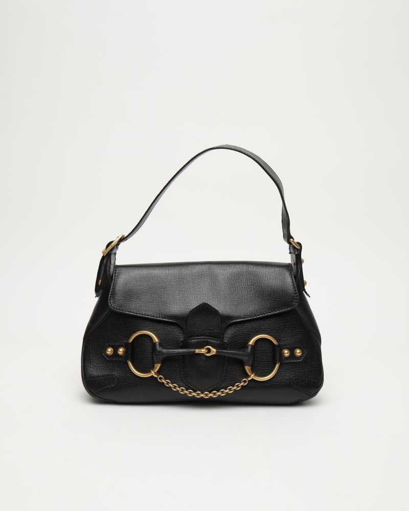 GUCCI Horsebit Flap Bag