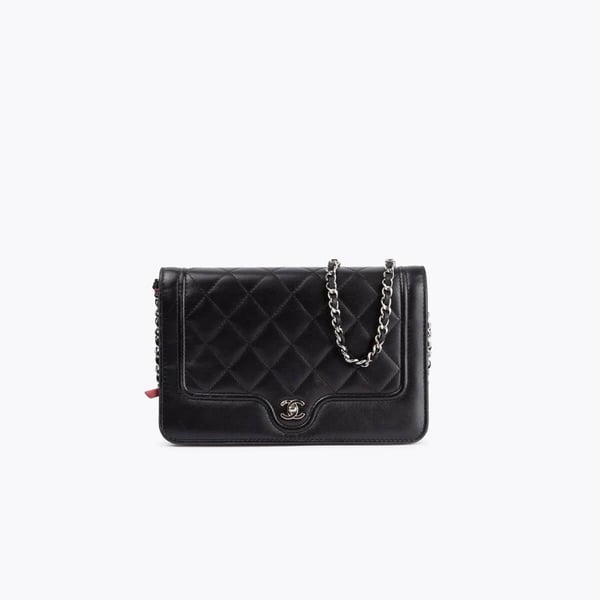 CHANEL Quilted Large Wallet On Chain