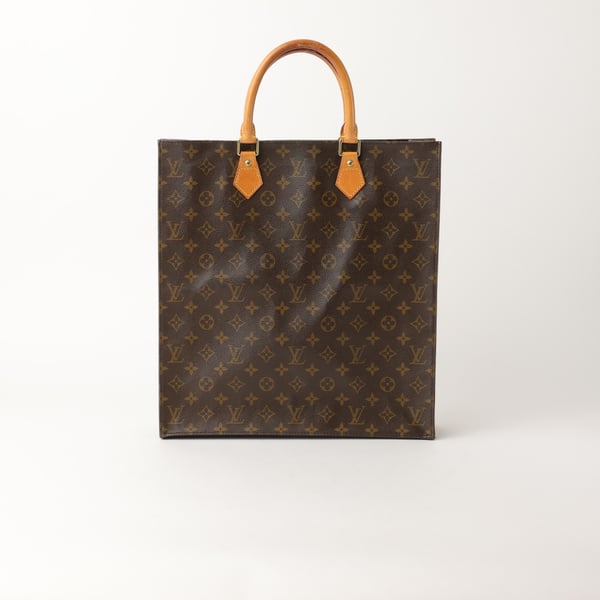 LOUIS VUITTON Monogram Sac Plat Handbag