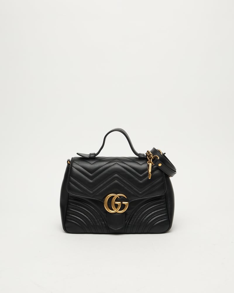 GUCCI GG Marmont Small Top Handle Bag