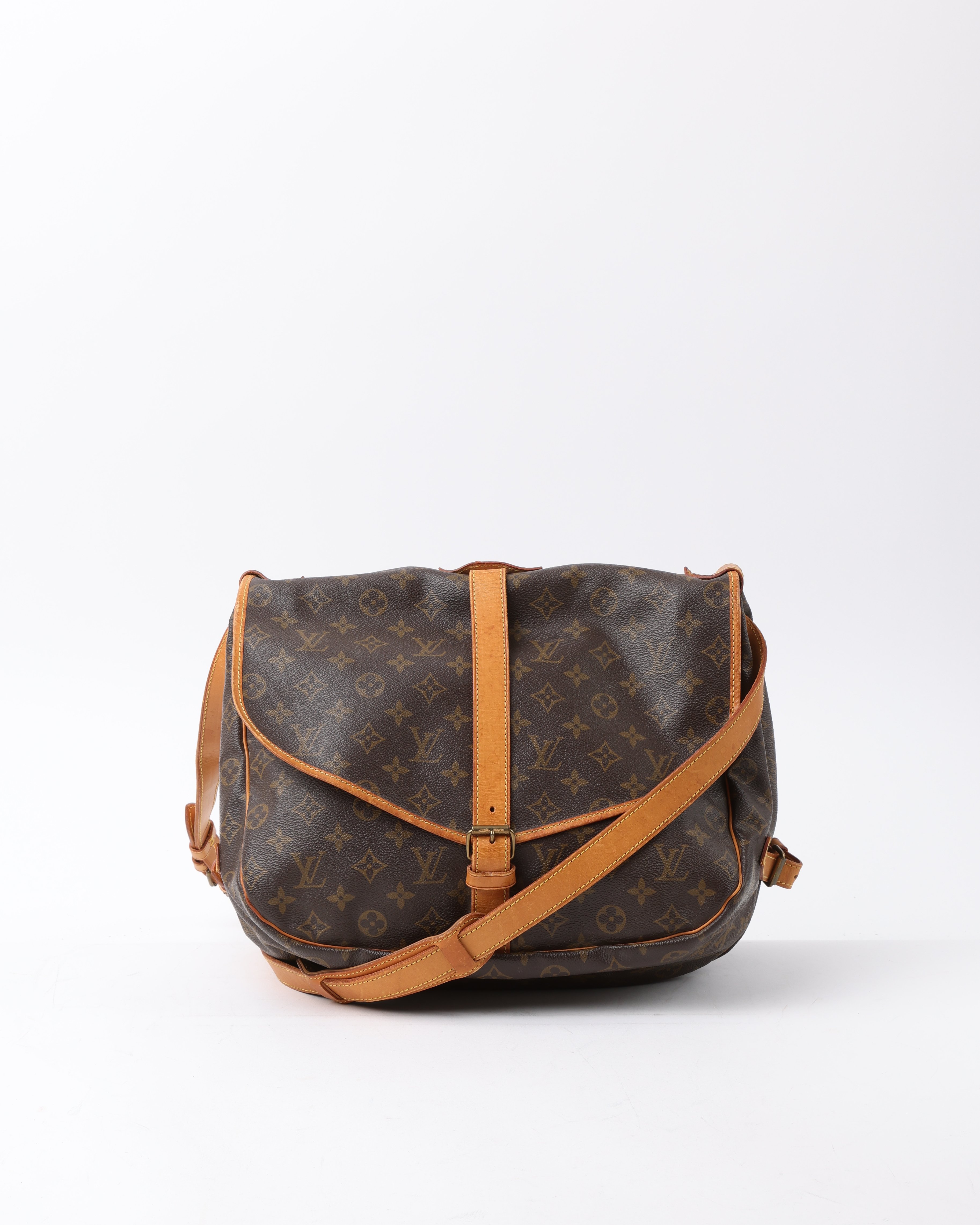 LOUIS VUITTON Monogram Saumur 35 Bag