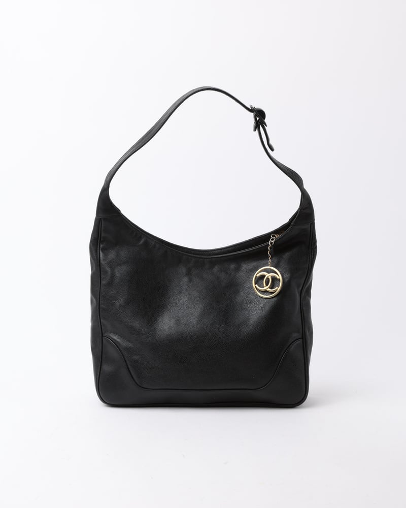 CHANEL CC Caviar Hobo Bag