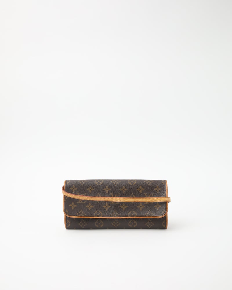 LOUIS VUITTON Monogram Pochette Twin GM Bag