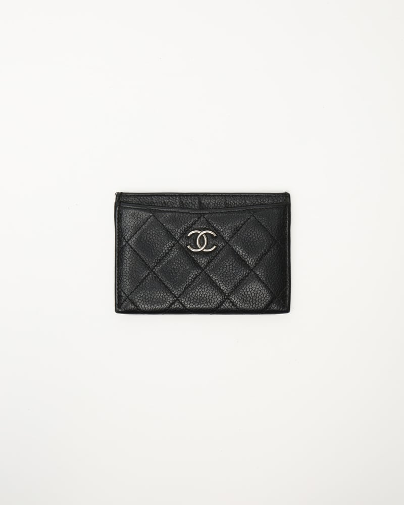 CHANEL Classic Caviar Card Holder