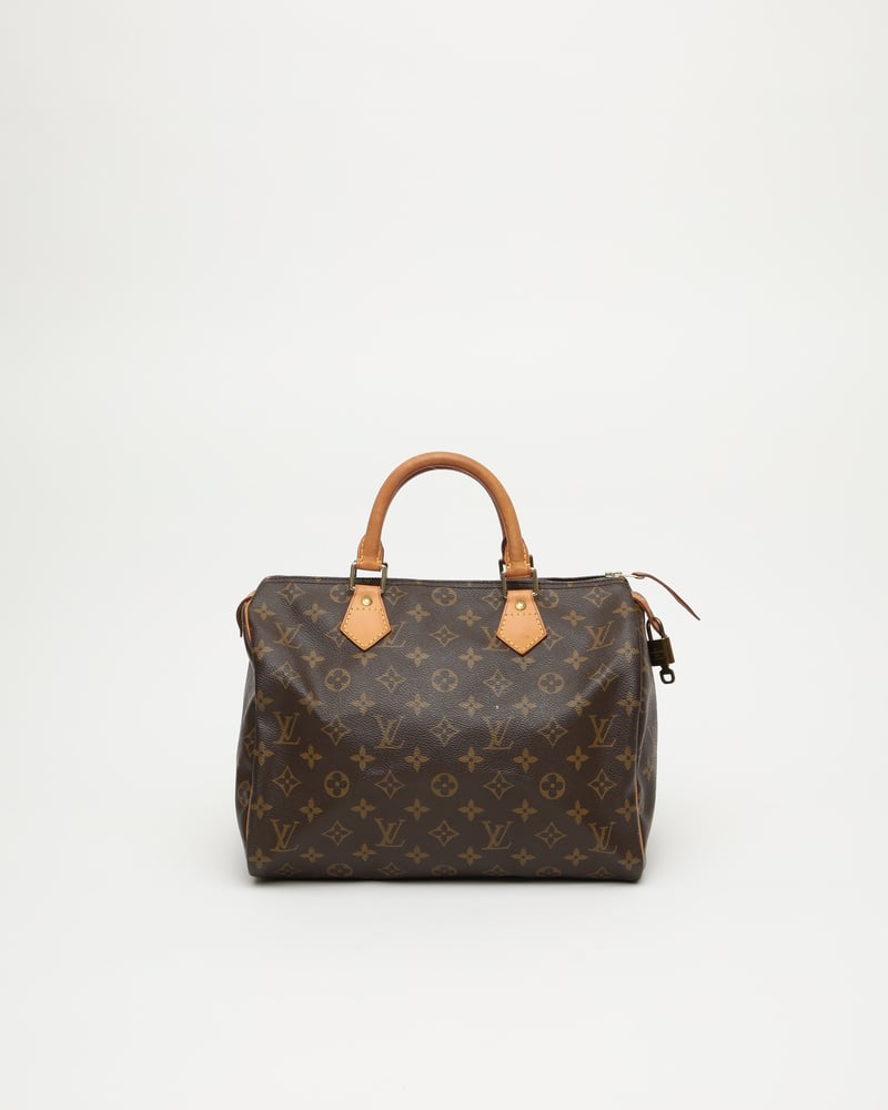 LOUIS VUITTON Monogram Speedy 30 Bag