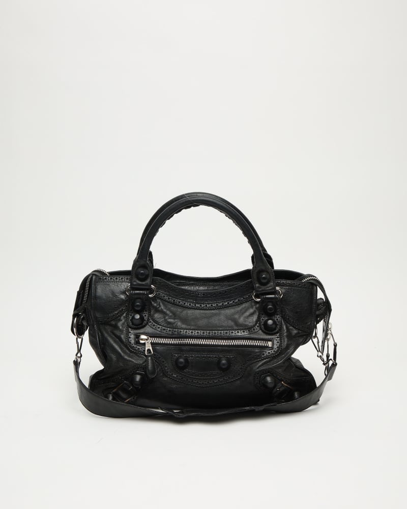 BALENCIAGA Classic Motocross Giant Brogues City Bag