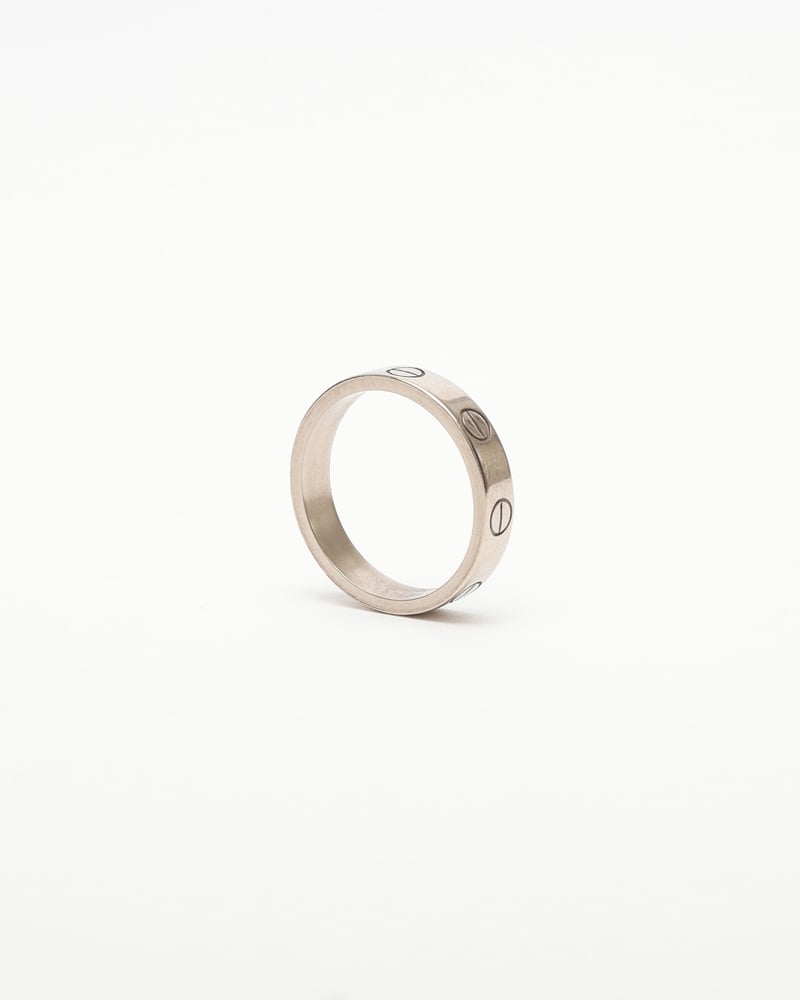 CARTIER Mini Love White Gold Ring