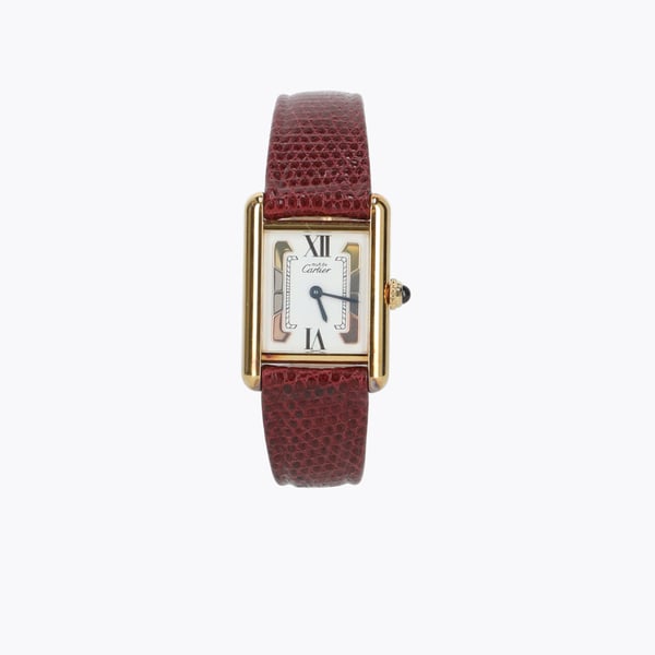 CARTIER Must de Cartier Tank Vermeil Watch