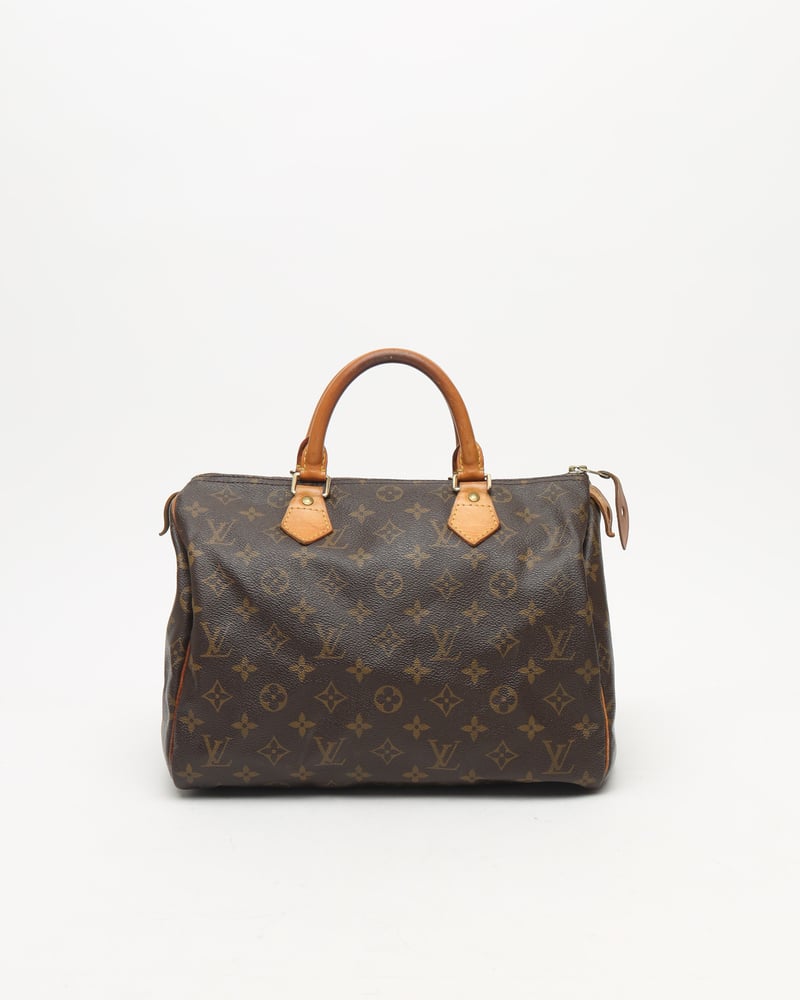 LOUIS VUITTON Monogram Speedy 30 Bag