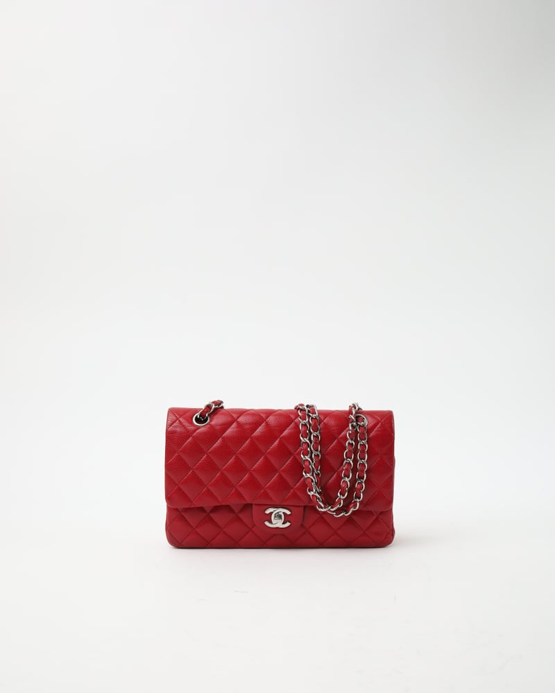 CHANEL Caviar Medium Double Flap Bag