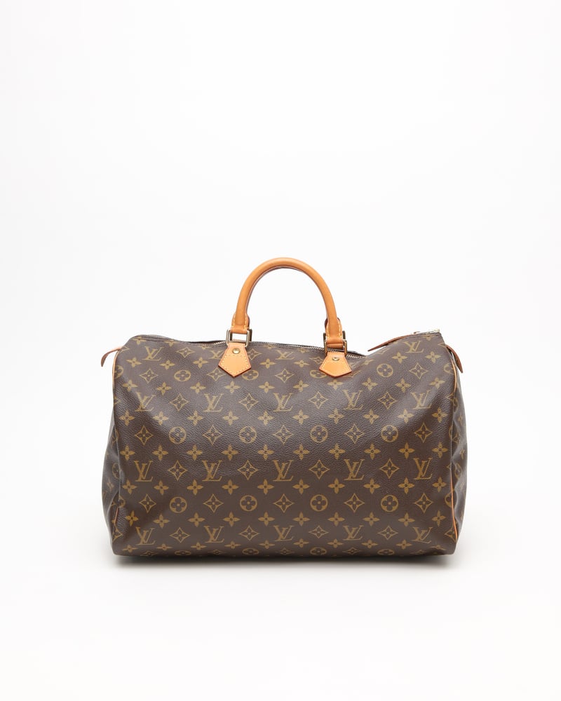 LOUIS VUITTON Monogram Speedy 40 Bag